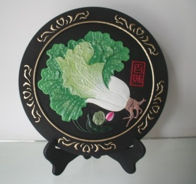 藝康活性炭工藝品擺件圓盤百財(cái) 凈化空氣的藝術(shù)品